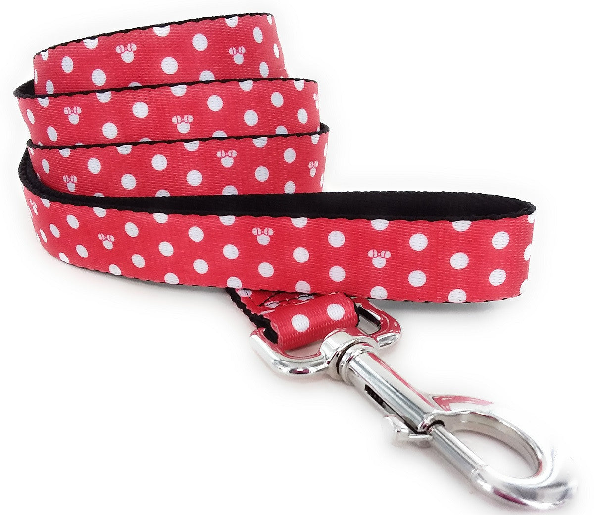 Minnie Mouse Dots Wrap 4 Foot Pet Leash
