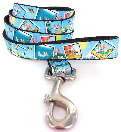 Frozen Olaf Summer Pictures Wrap 4 Foot Pet Leash