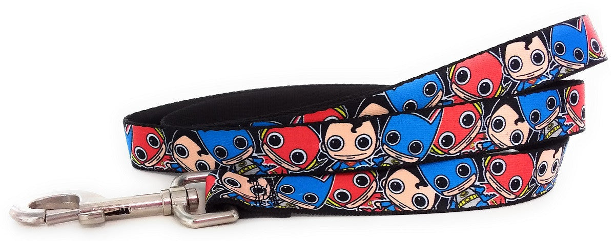 Justice League Chibi A Trip Wrap 4 Foot Pet Leash