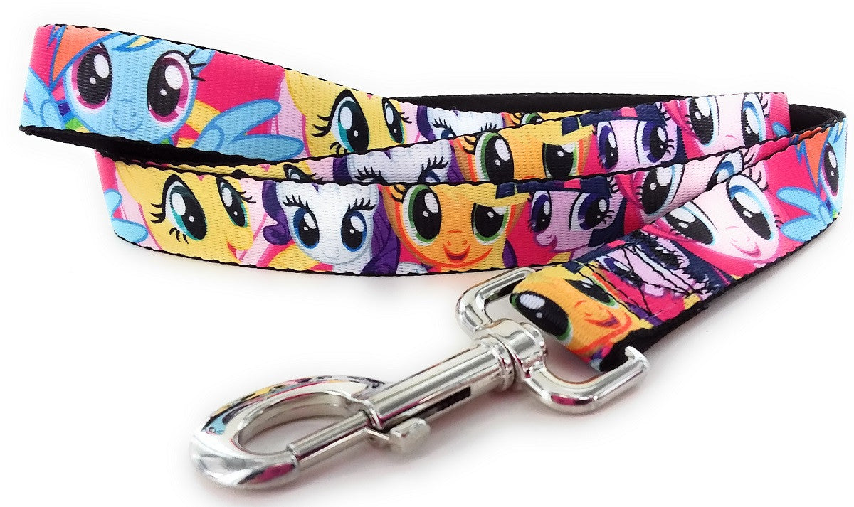 My Little Pony Faces Wrap 4 Foot Pet Leash