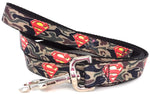 Superman Logo Camoflauge Wrap 4 Foot Pet Leash