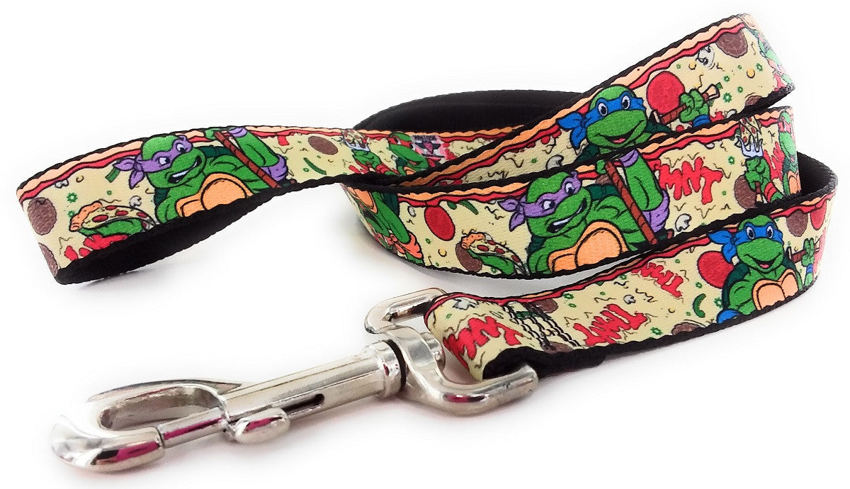 Ninja Turtles Pizza Wrap 4 Foot Pet Leash