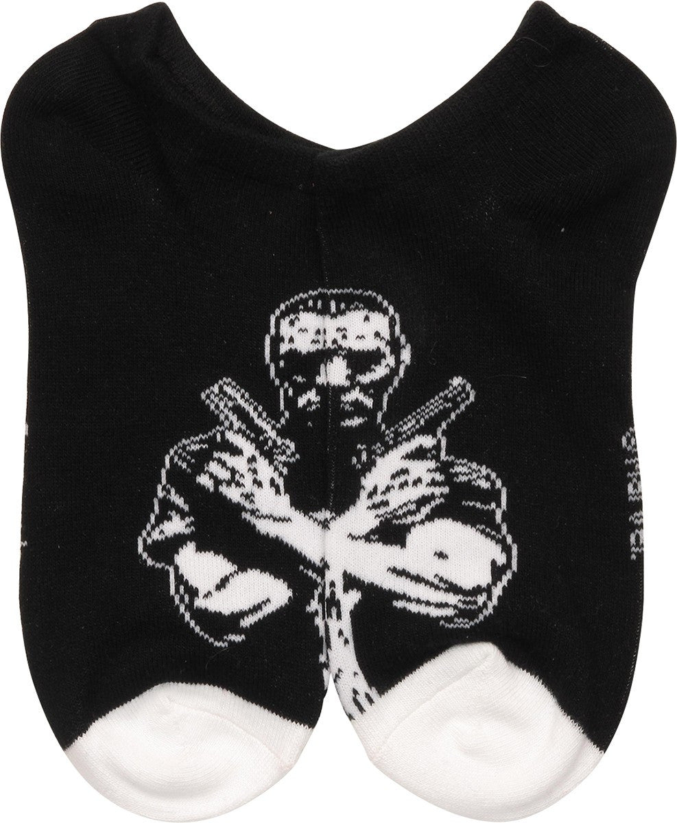 Punisher Arms Crossed Low Cut Socks