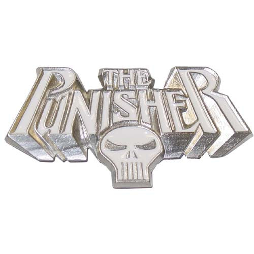 Punisher Name Logo Belt Buckle