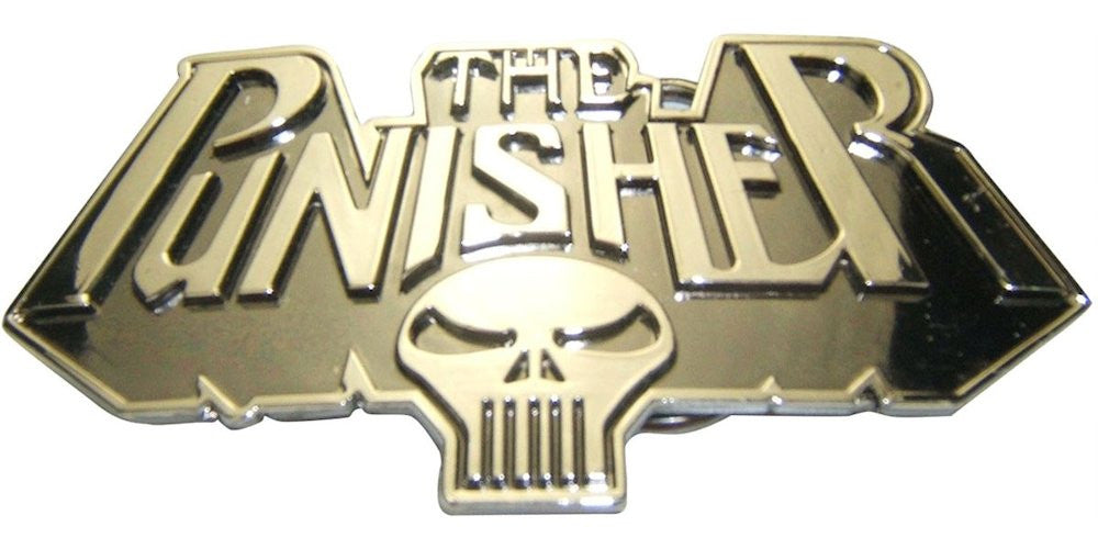 Punisher Name Logo New Buckle