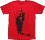Punisher Shadow Against Brick Wall T-Shirt