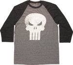 Punisher Skull Contrast Raglan T-Shirt
