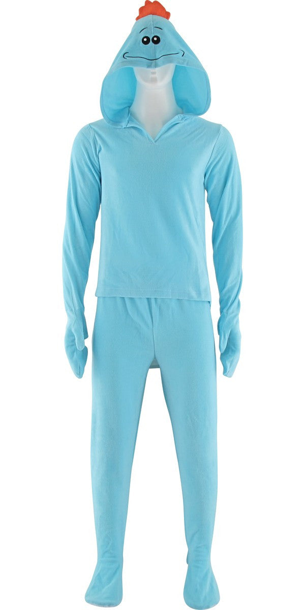 Rick and Morty Mr Meeseeks Hooded Pajama Set