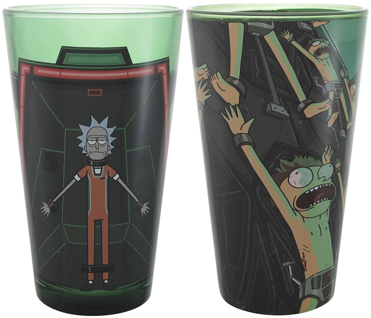 Rick and Morty Prison 2 Pint Glass Set