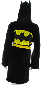 Batman Batgirl Hooded Mask Fleece Juniors Robe