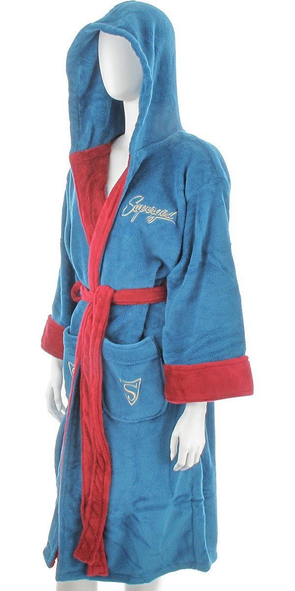 Supergirl Bombshell Ladies Fleece Robe