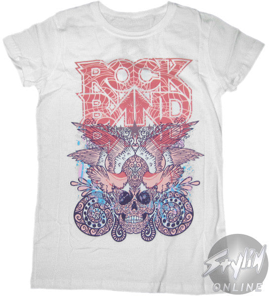 Rock Band Cracked Name Baby Tee