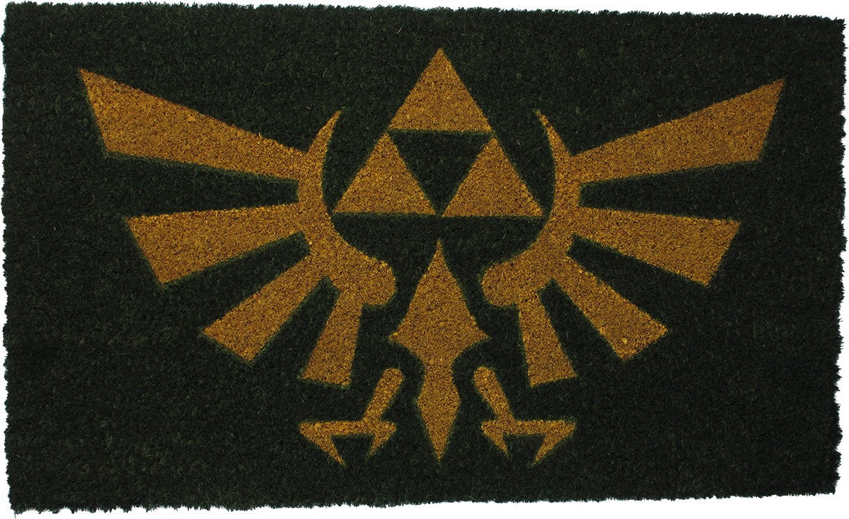 Zelda Hyrule Crest Green Doormat