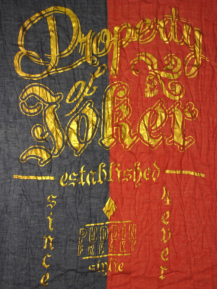 Harley Quinn Suicide Squad Property of Joker Scarf