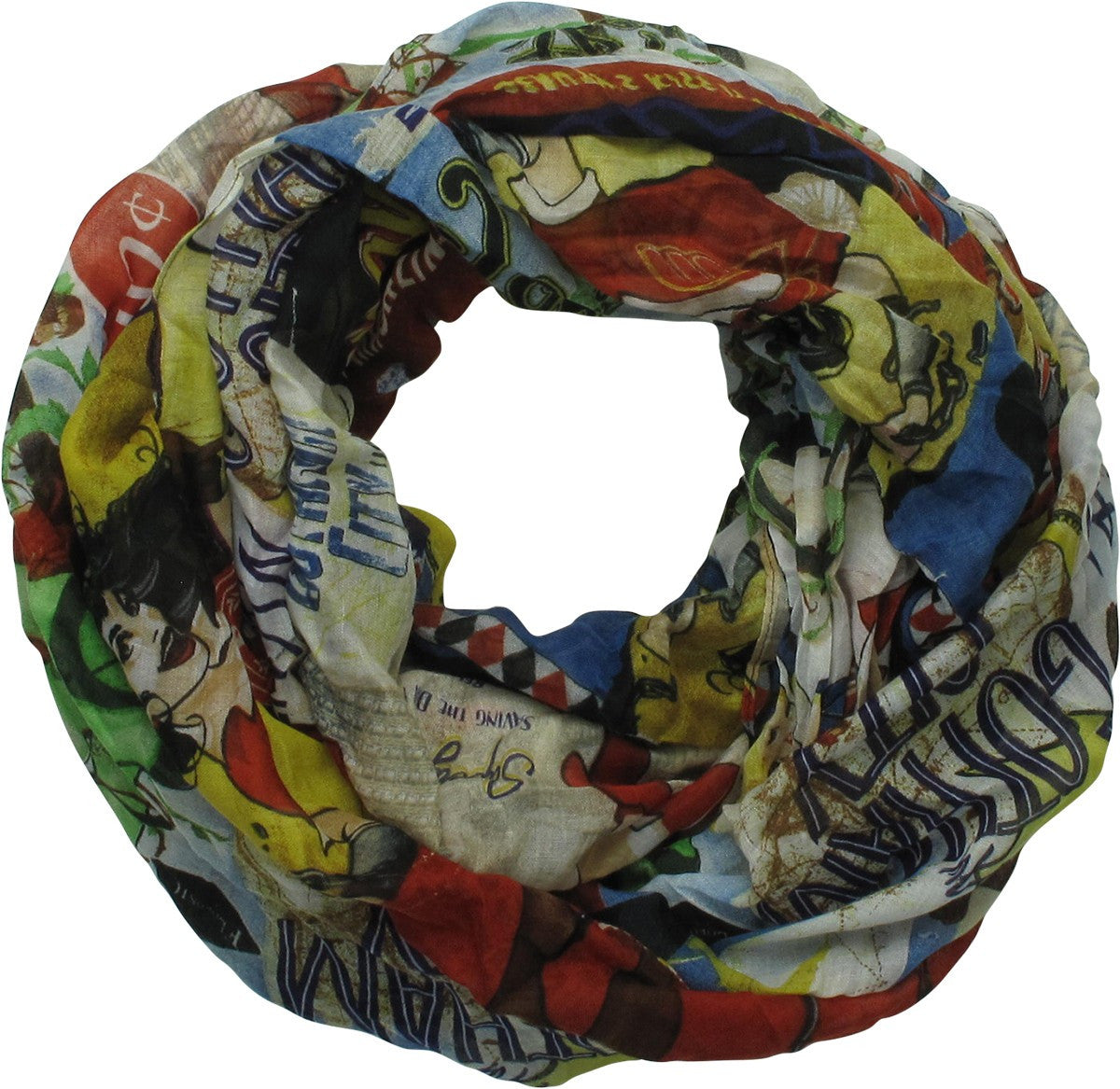DC Women Bombshells Viscose Infinity Scarf