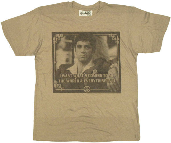 Scarface Want T Shirt Sheer