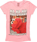 Sesame Street Elmo Ha Ha Funny Girls Youth T-Shirt