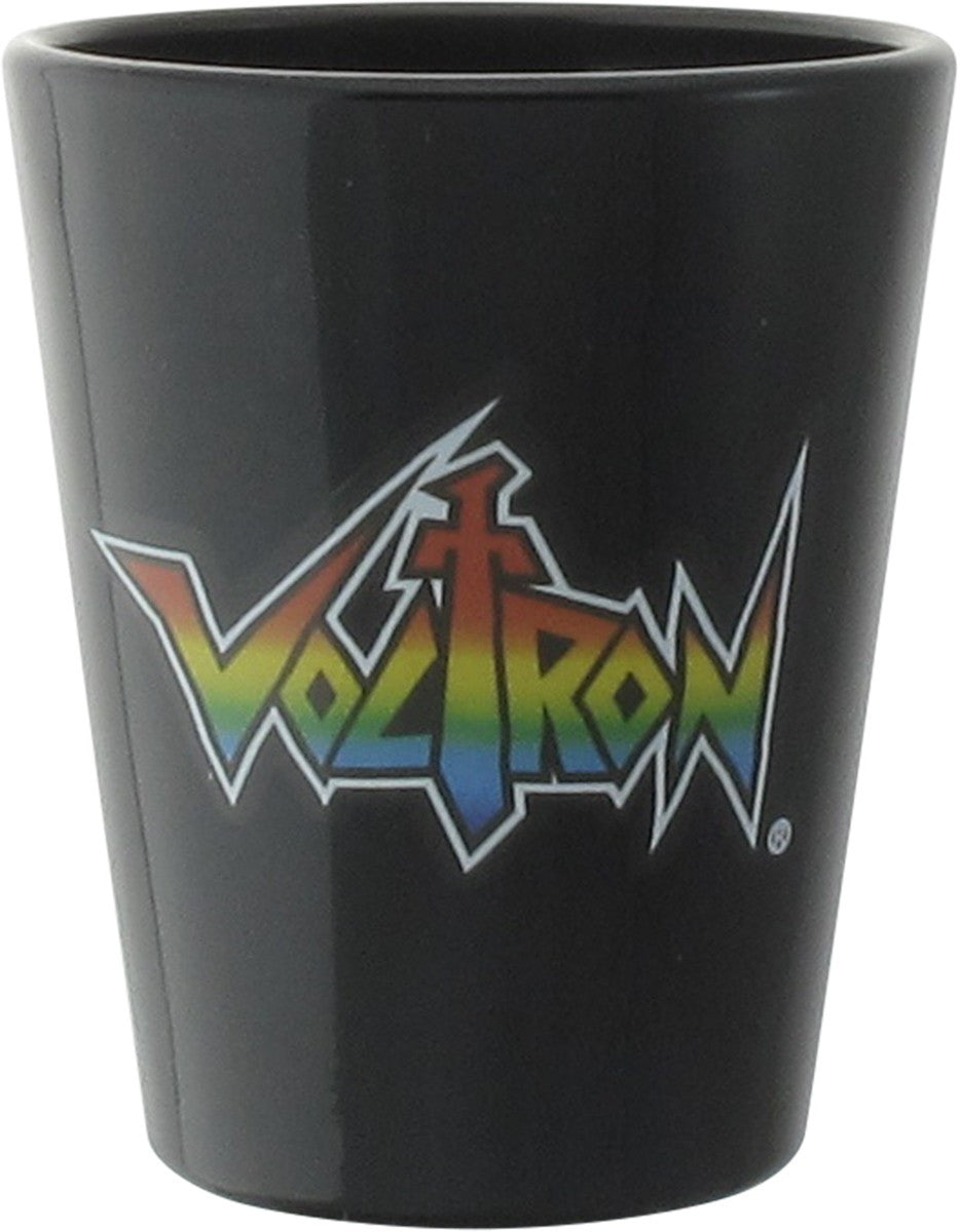 Voltron Rainbow Outline Shot Glass