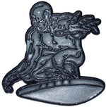 Silver Surfer Belt Buckle