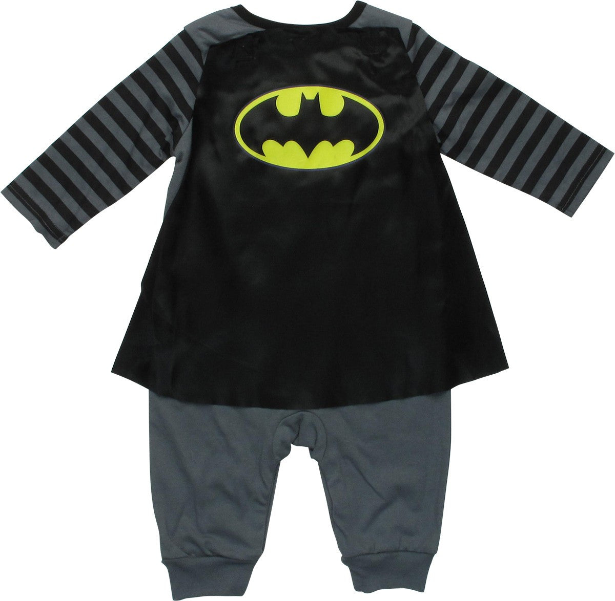 Batman Costume Caped LS Coverall Snap Suit