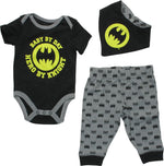 Batman Hero By Knight Bib Pants and Snap Suit Set