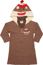 Sock Monkey Hooded Junior Nightshirt