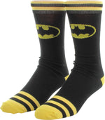 Batman Sublimated Hero and Knit 2 Pair Socks Set