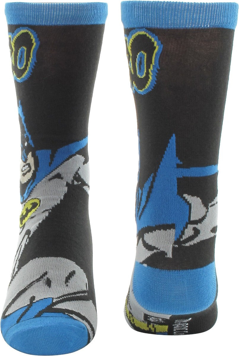 Batman Hero Logo 2 Pair Socks Set