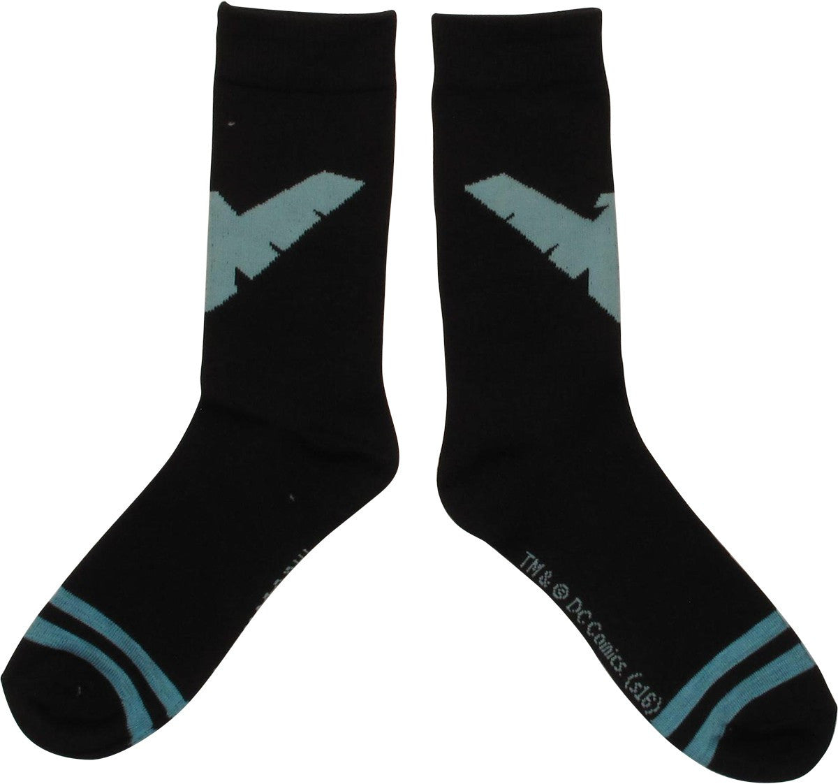 Nightwing Logo Black Crew Socks