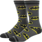 Batman Sublimated Bolts and Knit 2 Pair Socks Set
