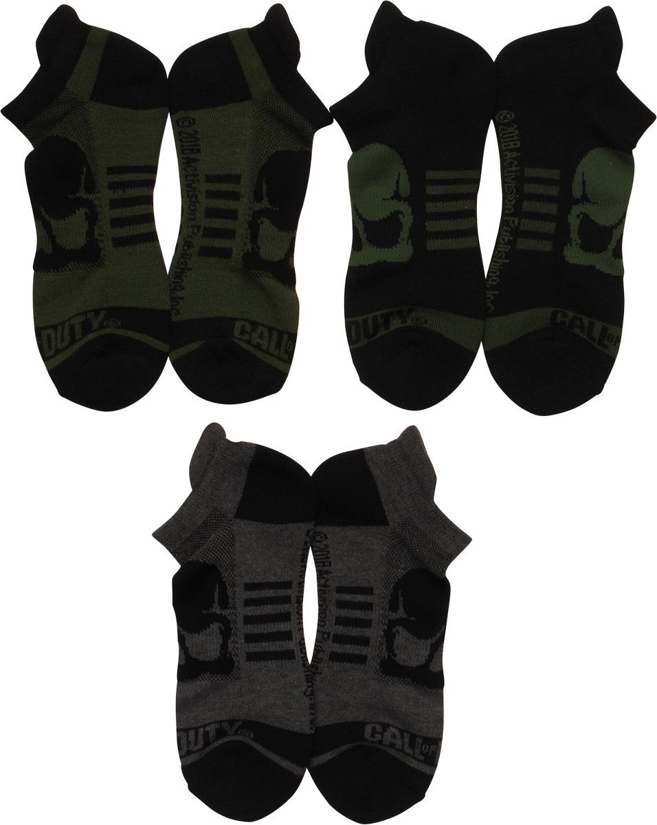 Call of Duty Athletic Ankle 3 Pair Socks Set