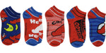 Super Mario Odyssey Hat 5 Pair Ankle Socks Set