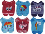 My Little Pony Characters 6 Pack Ankle Socks Set