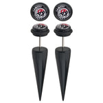 Sons of Anarchy Crystal Ball Faux Taper Earrings