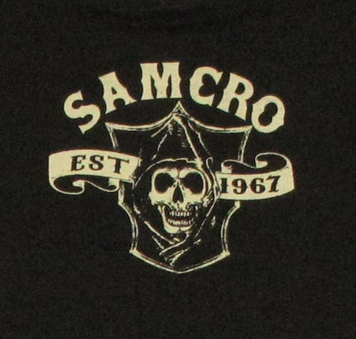 Sons of Anarchy SAMCRO Reaper T Shirt