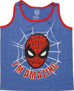 Spiderman Amazing Head Tank Top Juvenile T-Shirt