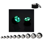 Spiderman Glow Mask Acrylic Plugs