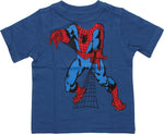 Spiderman Insert Head Blue Infant T Shirt