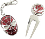 Spiderman Keychain & Golf Divot Repair Tool Combo