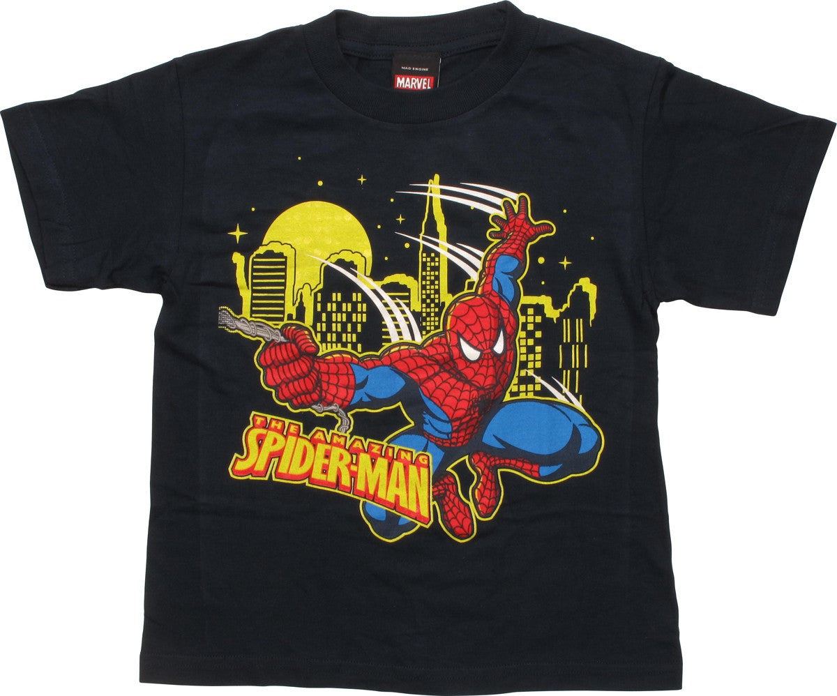 Spiderman Night Rider Juvenile T-Shirt