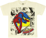 Spiderman Panel Sketch Youth T Shirt