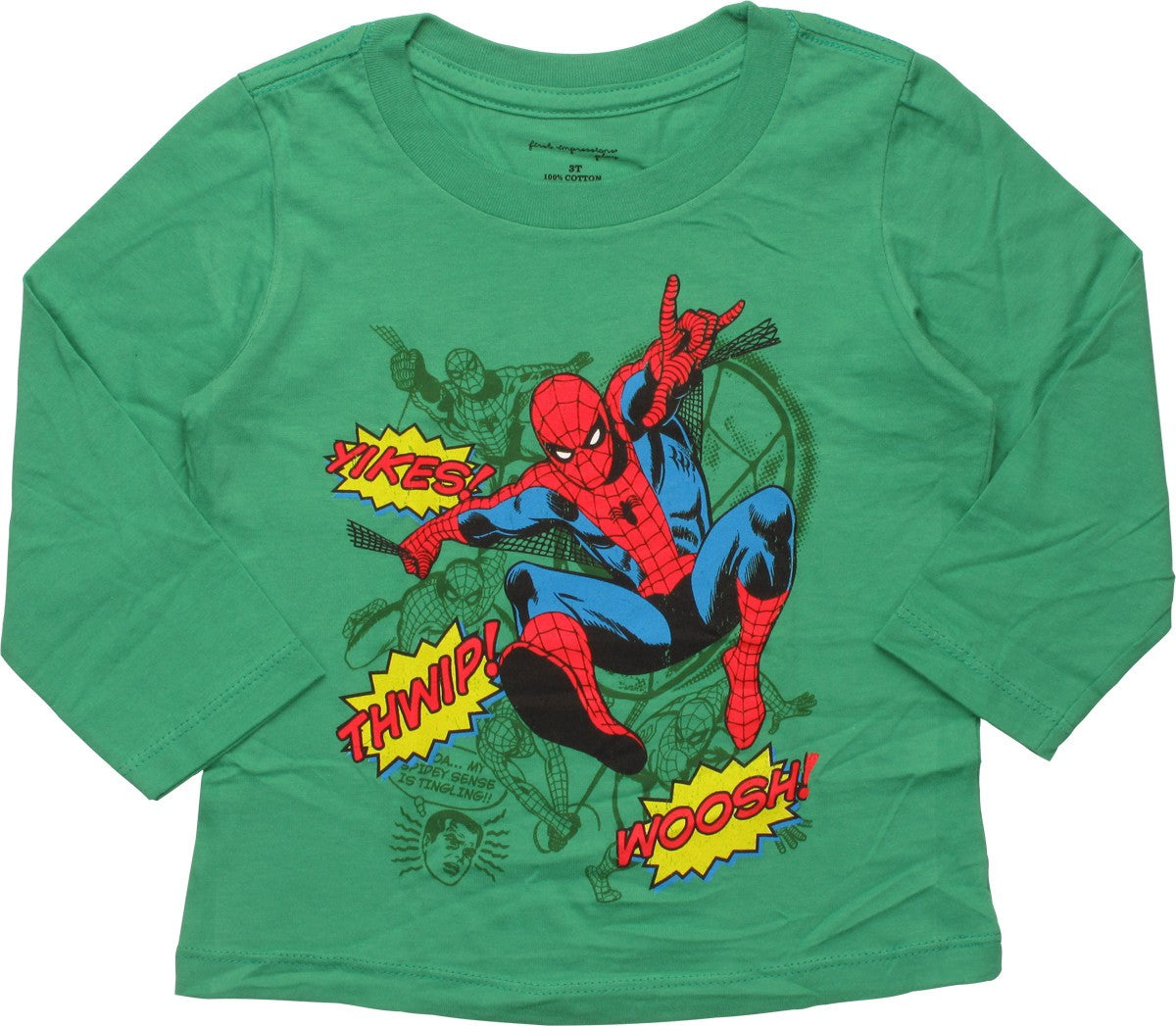 Spiderman Sound Effects LS Toddler T-Shirt