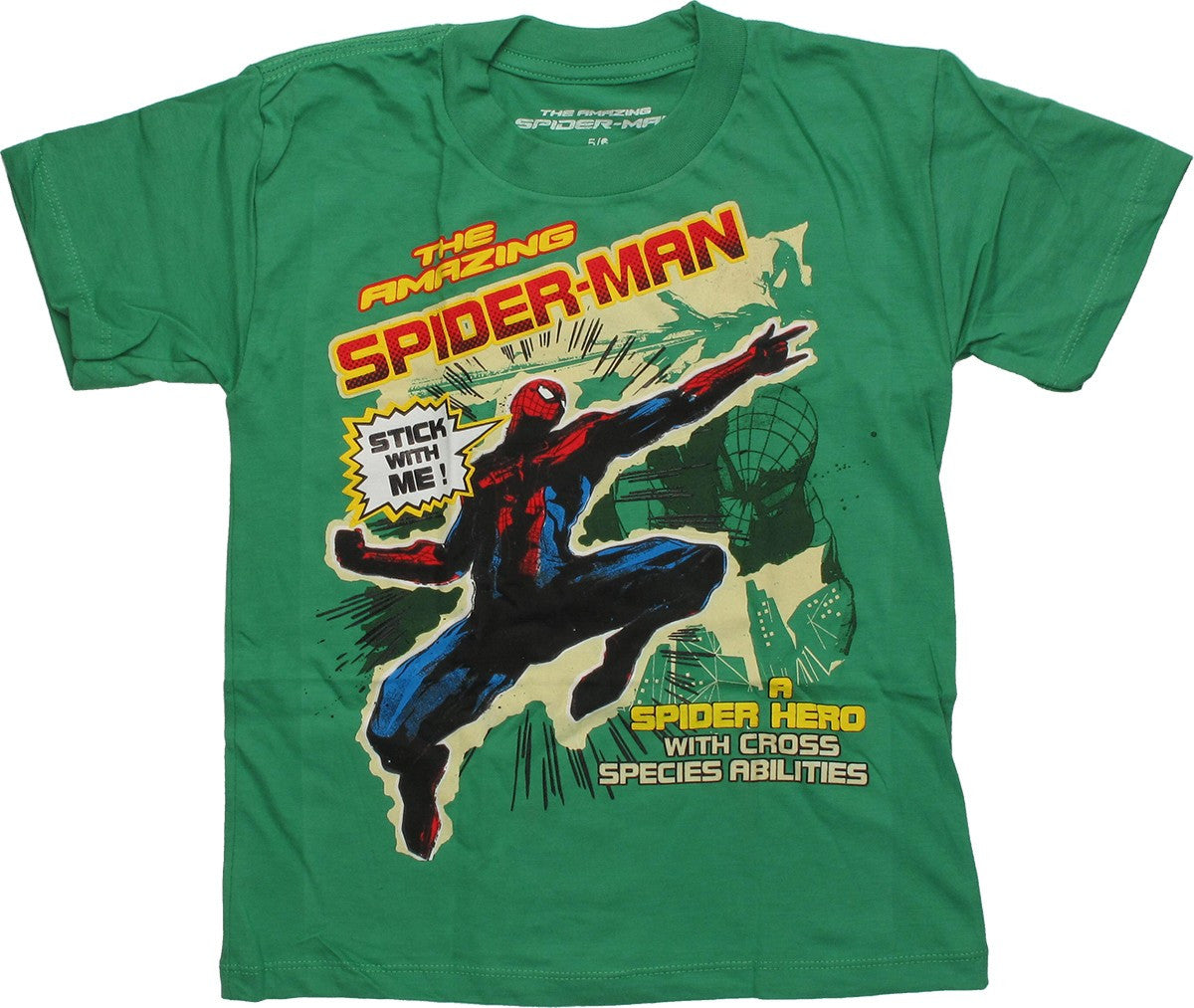 Spiderman Stick With Me Juvenile T Shirt