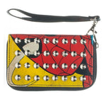 Spiderman Studded Wristlet Clutch Wallet