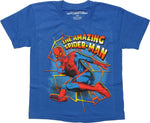 Spiderman The Amazing Yellow Web Juvenile T-Shirt