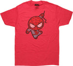 Spiderman Toy Web Swing Heather Red T-Shirt Sheer