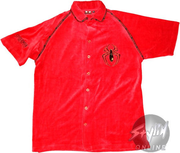 Spiderman Velour Shirt