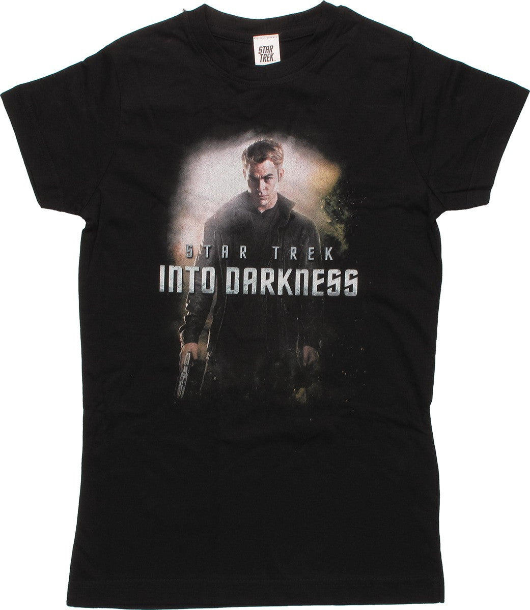 Star Trek Darkness Kirk Juniors T-Shirt