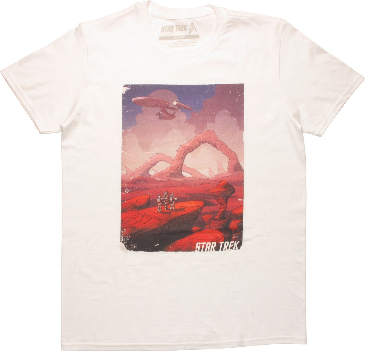Star Trek Exploration Scene T-Shirt