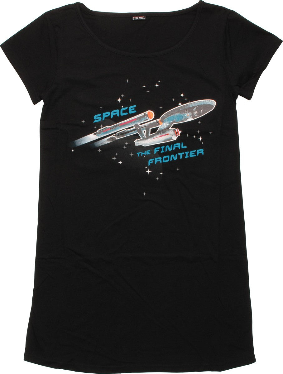 Star Trek Final Frontier Junior Sleep Shirt Pajamas